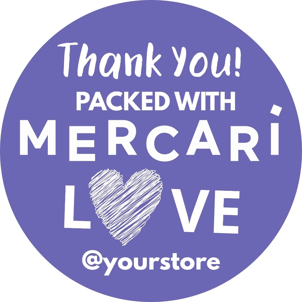 60 Packed with Love Thank you Stickers Bundle Mercari